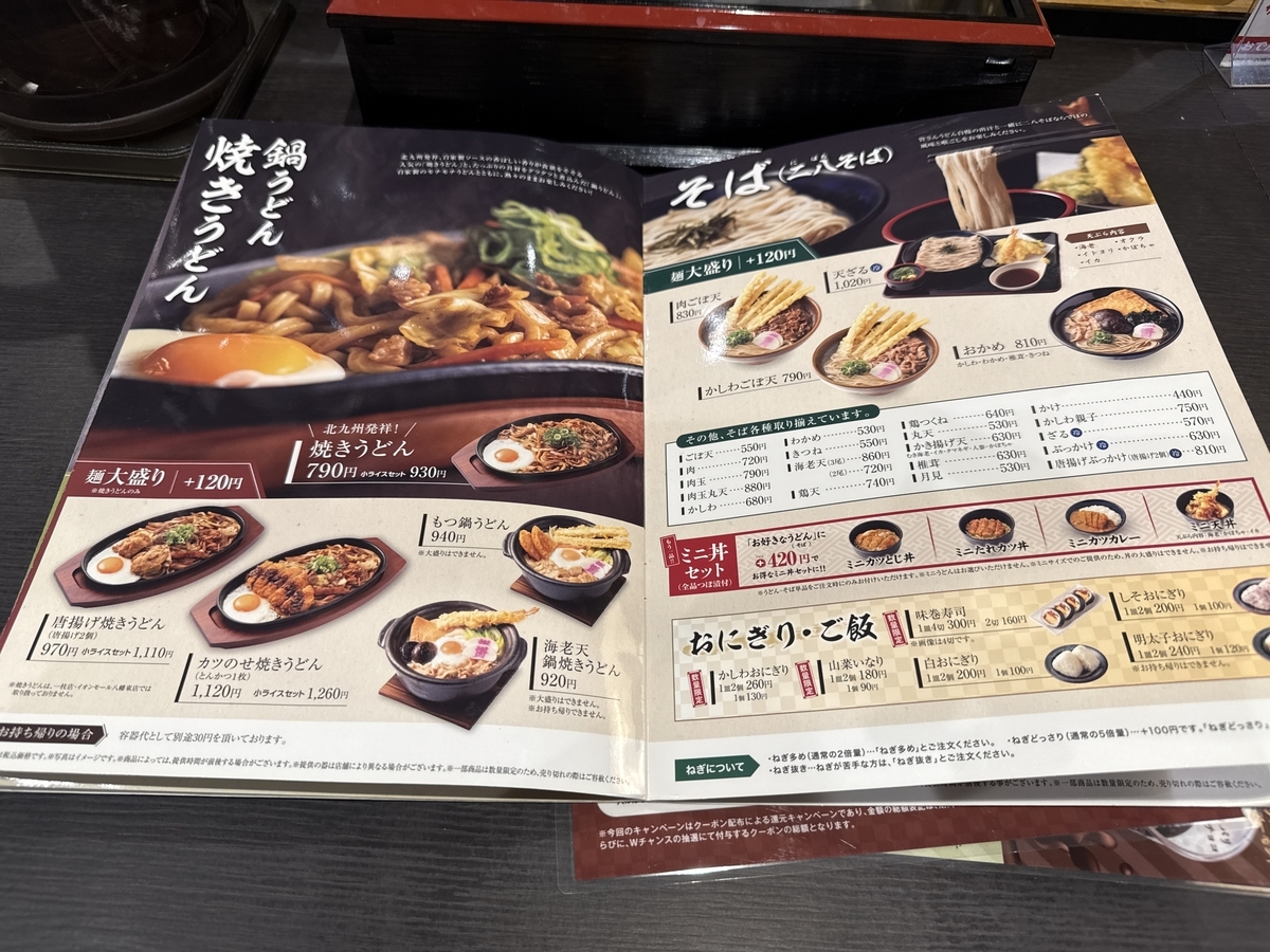 資さんうどん　カレー・焼きうどん