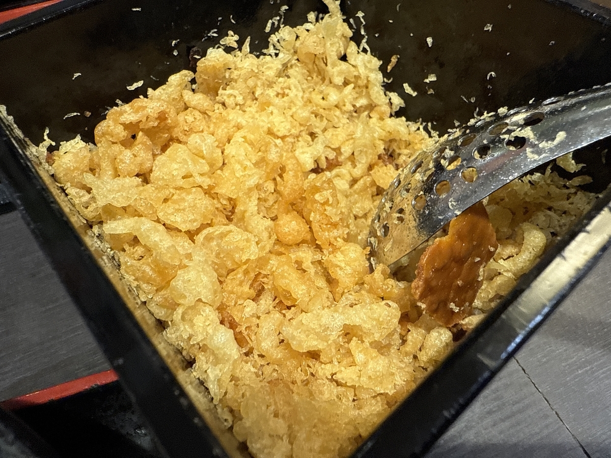 資さんうどん　揚げ玉