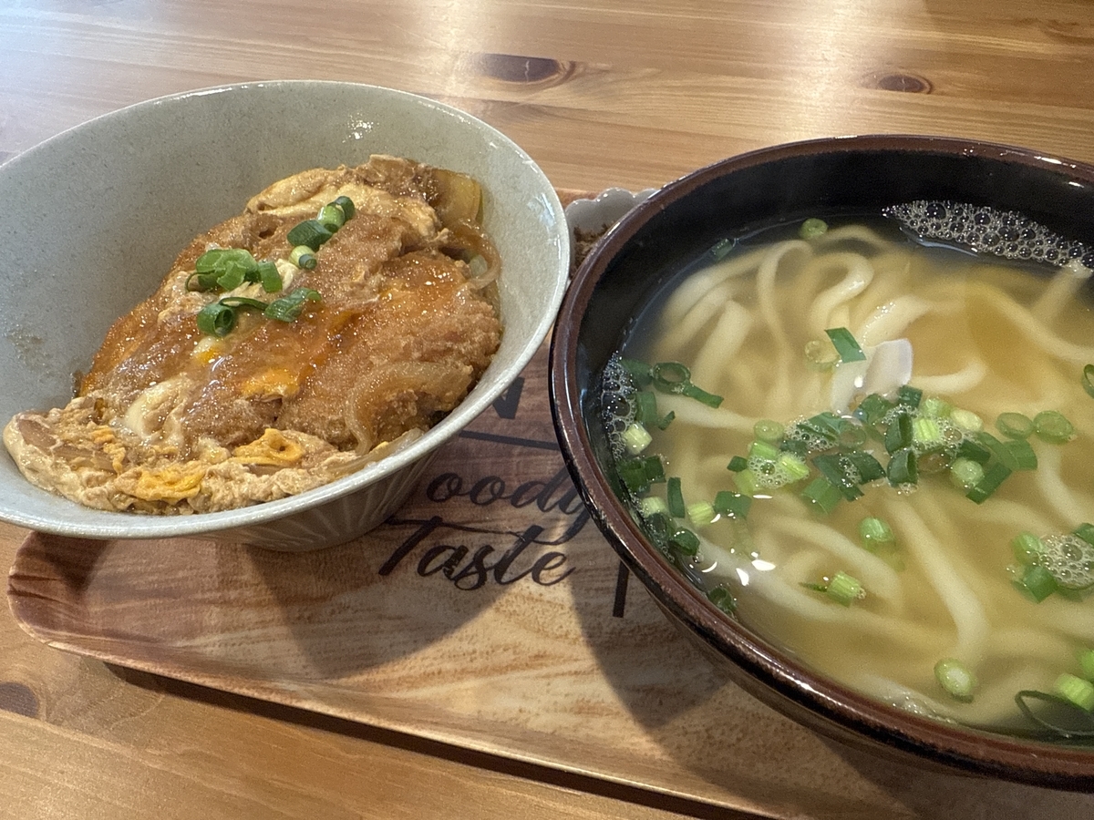 うどんえん　かつ丼セット