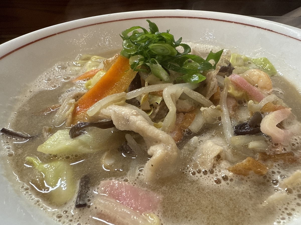 麺や なかよし　ちゃんぽん
