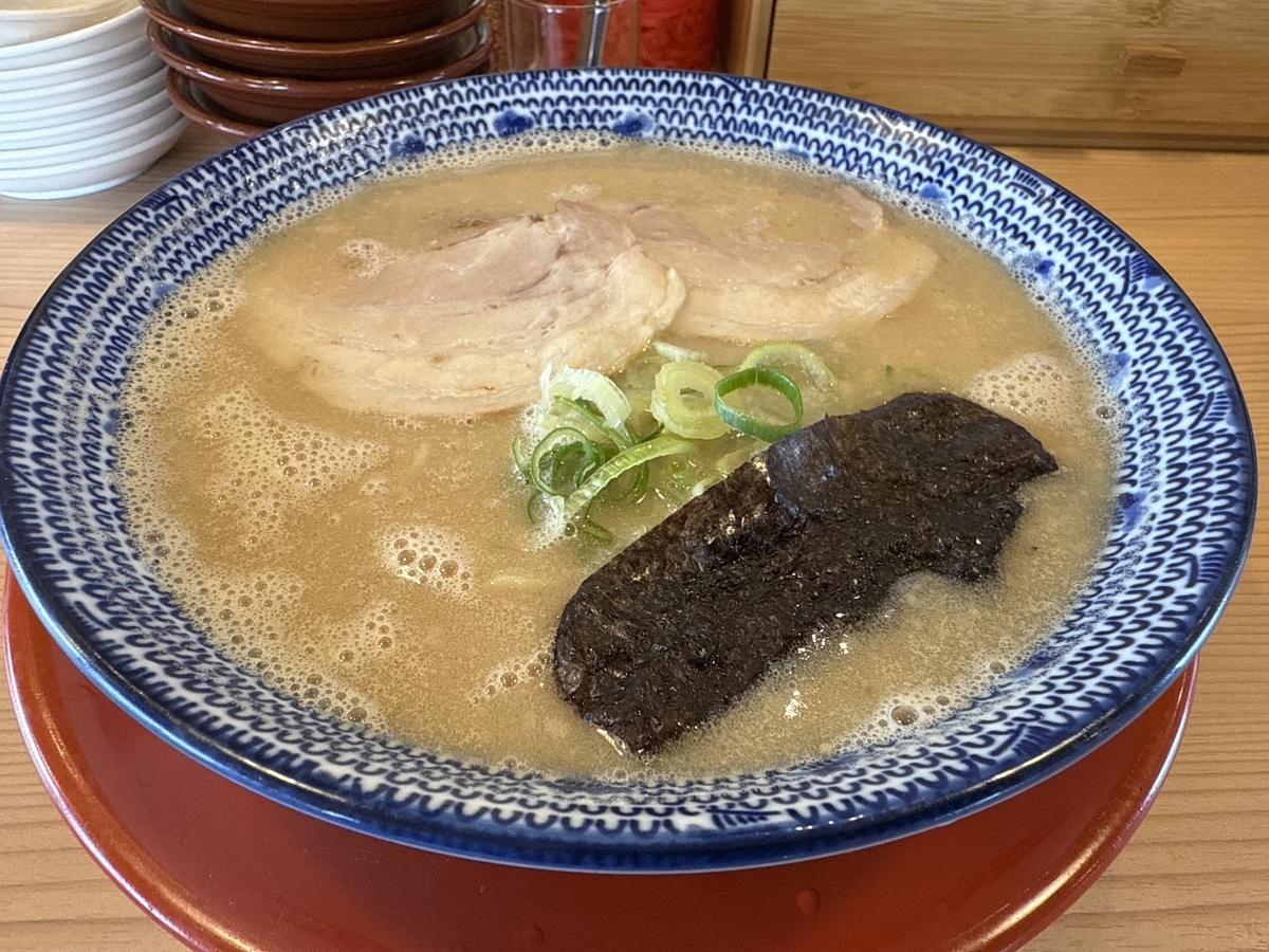 麺処一二三　豚骨らーめん