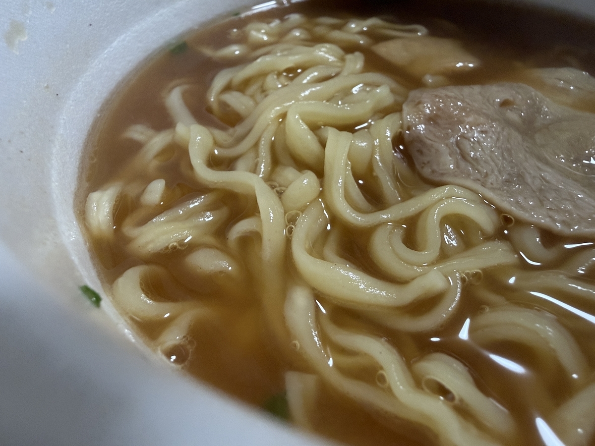 石川金沢醤油ラーメン　出来上がり