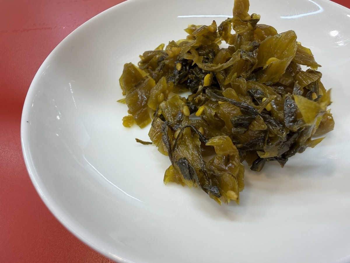 しょうちゃんラーメン　辛子高菜