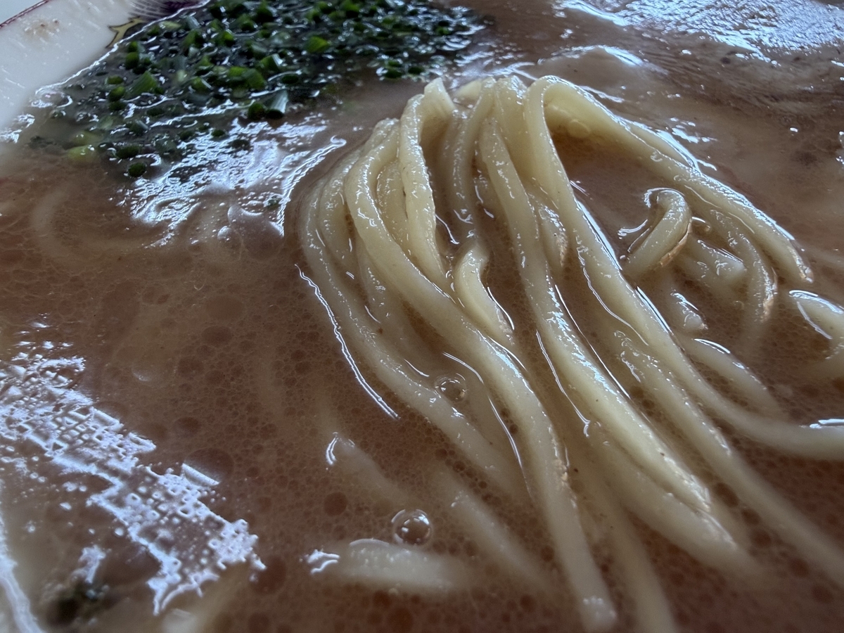 竜里　ラーメン　麺