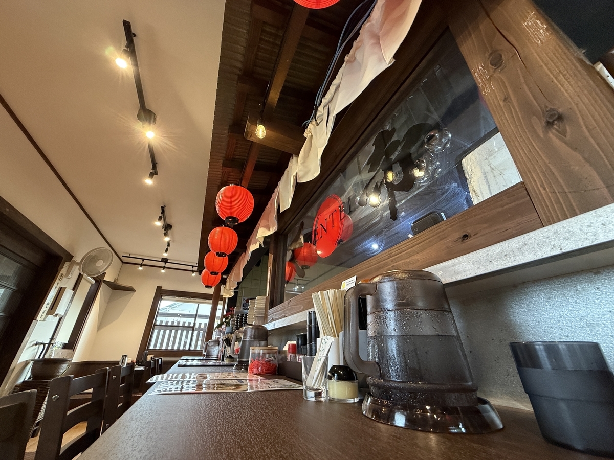 麺屋天帝姉川店　店内