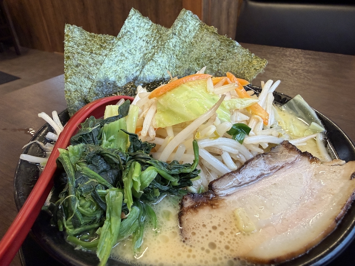 龍馬家大財店　野菜ラーメン
