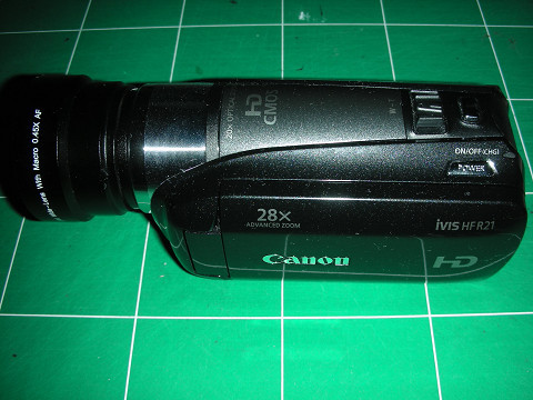 CANON iVIS HF S10 & HS21 ビデオカメラ２台 広角レンズ CANON iVIS HF S10 & HS21 ビデオカメラ2台 広角レンズ（CANON