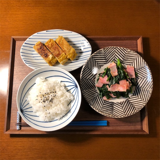 質素な夜ごはん ごゆるりとな日々