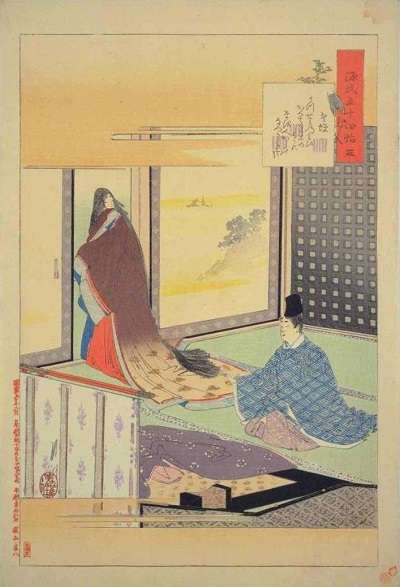 3尾形月耕・源氏物語五十四帖・空蝉:plain