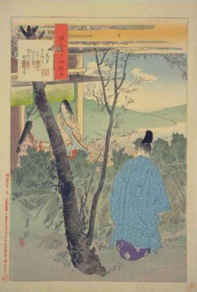 5尾形月耕・源氏物語五十四帖・若紫:plain