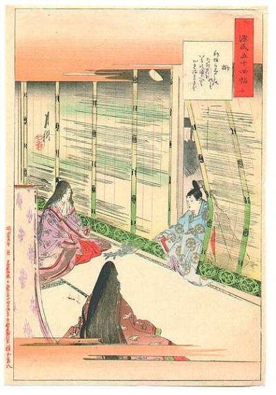 10尾形月耕・源氏物語五十四帖・賢木:plain