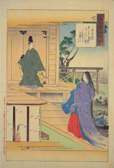 11尾形月耕・源氏物語五十四帖・花散里:plain