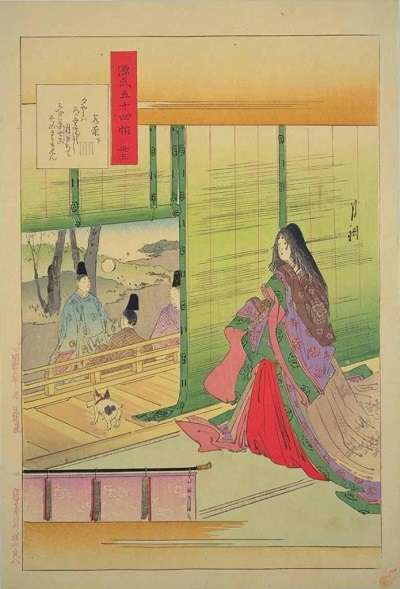 34尾形月耕・源氏物語五十四帖・若菜下:plain