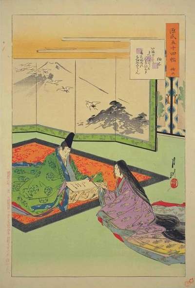 35尾形月耕・源氏物語五十四帖・柏木:plain