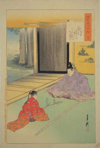 42尾形月耕・源氏物語五十四帖・匂宮:plain