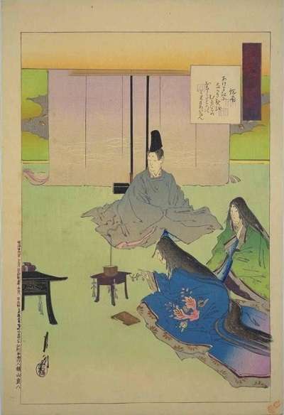 47尾形月耕・源氏物語五十四帖・総角:plain