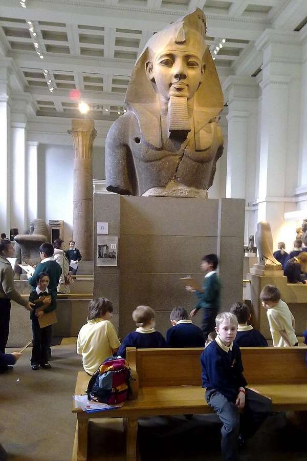 British Museum ラムセス２世の胸像　The colosal bust of Ramesses II1