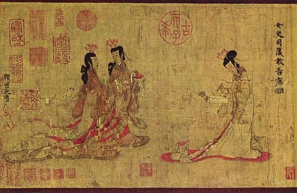 British Museum 顧 愷之「女史箴図」Gu Kaizhi Admonitions of the Instructress to the Court Ladies