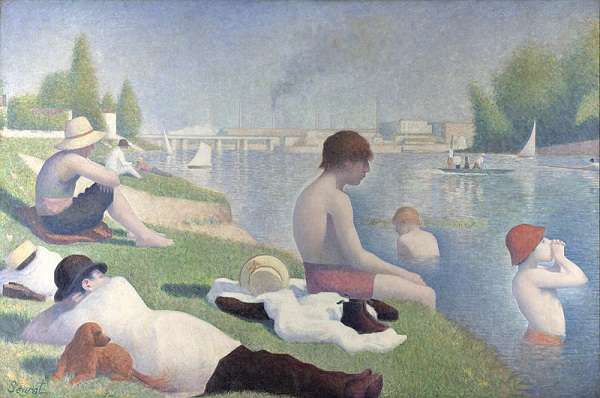 The National Gallery Bathers at Asnières 　Georges Seurat