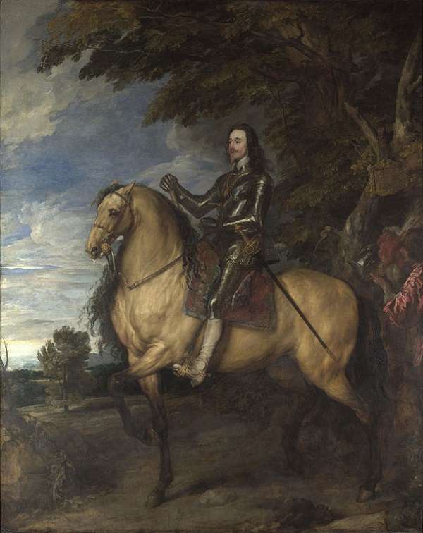 The National Gallery Equestrian Portrait of Charles I Anthony van Dyck