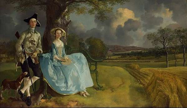 The National Gallery Mr and Mrs Andrews 　Thomas Gainsborough