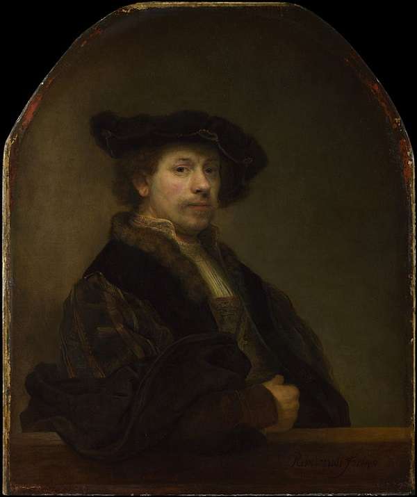 The National Gallery Self Portrait at the Age of 34 　Rembrandt Harmenszoon van Rijn Rembrandt