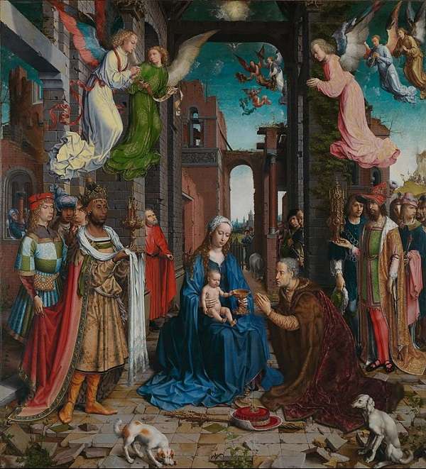 The National Gallery The Adoration of the Kings 　Jan Gossaert (Jean Gossart)