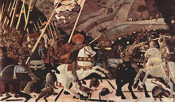 The National Gallery The Battle of San Romano 　Paolo Uccelloprobably