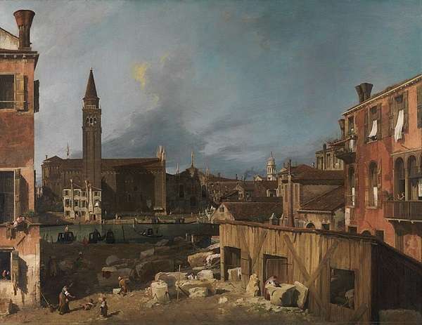 The National Gallery The Stonemason's Yard 　Canalett