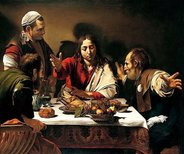 The National Gallery The Supper at Emmaus 　Michelangelo Merisi da Caravaggio