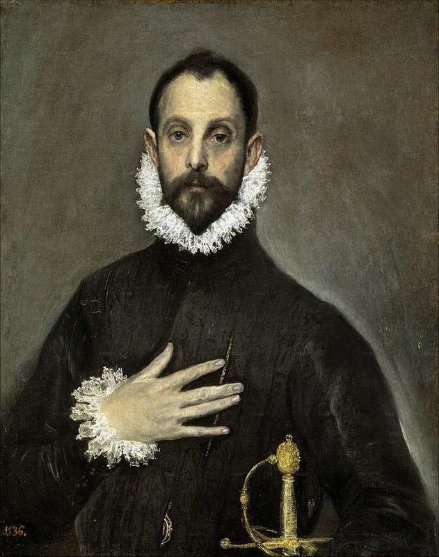 The Nobleman with his Hand on his Chest El Greco