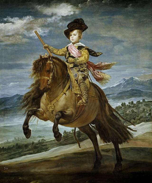 Equestrian Portrait of Prince Balthasar Charles-Diego Velázquez