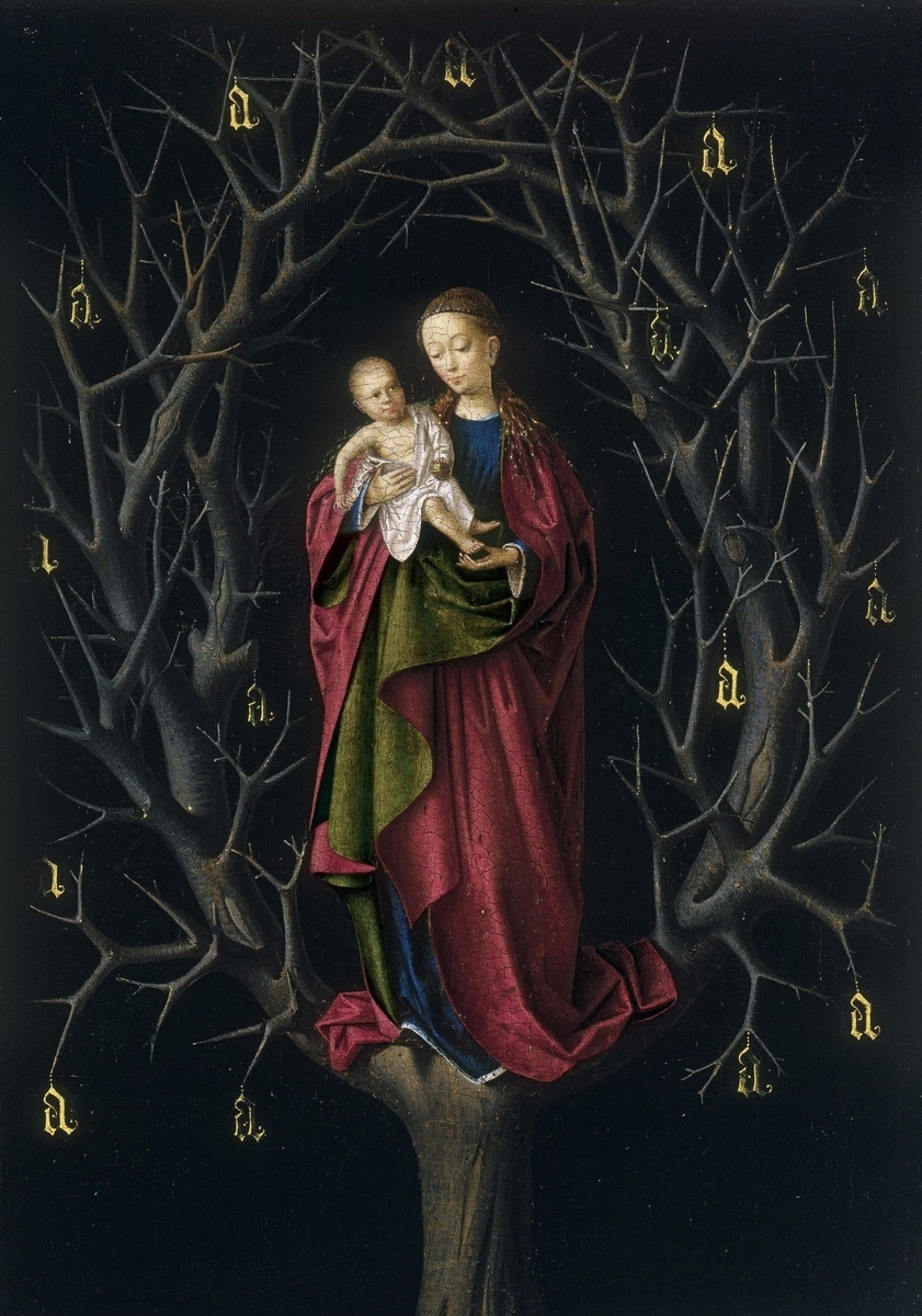 Museo de Arte Thyssen-Bornemisza　Madonna of the Dry Tree　circa　1460