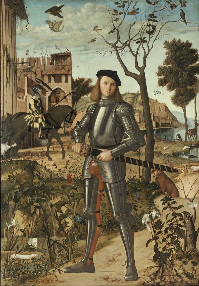 Museo de Arte Thyssen-Bornemisza　Young Knight in a Landscape　circa 1505