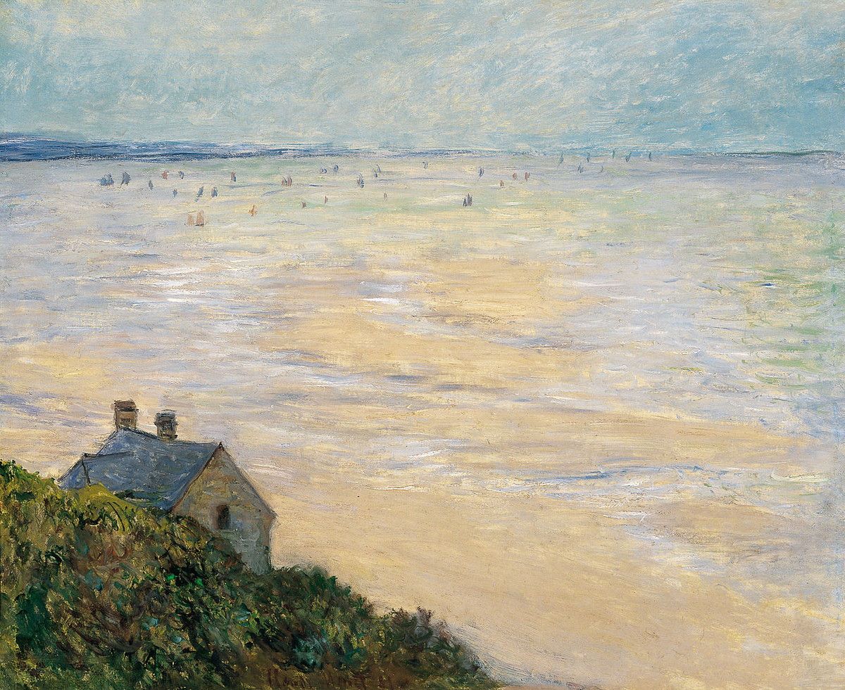 Museo de Arte Thyssen-Bornemisza　The Hut in Trouville, Low Tide　1881