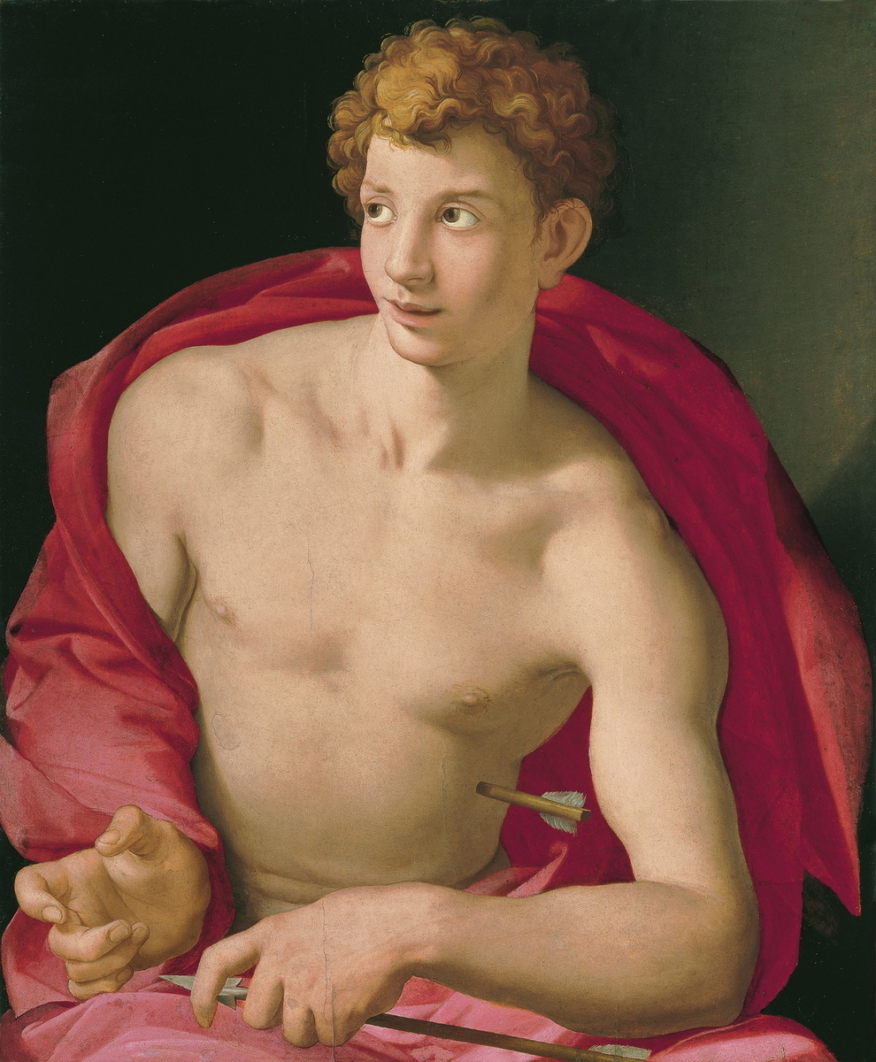 Museo de Arte Thyssen-Bornemisza　Portrait of a young Man as Saint Sebastian　circa 1533