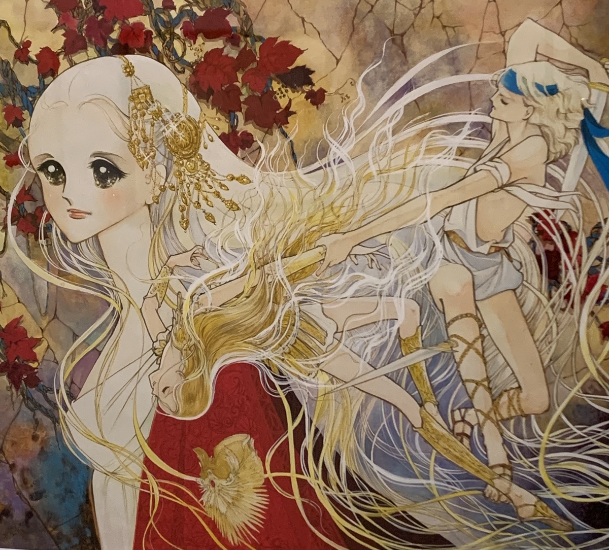 小春日和の道草　　絵画原画 小春日和の道草 絵画原画（20-60代からのファッション通販 特別