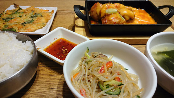 ランチ 駅ビルの地下で気軽に韓国料理 韓美膳 立川駅 立川ひとりごはん