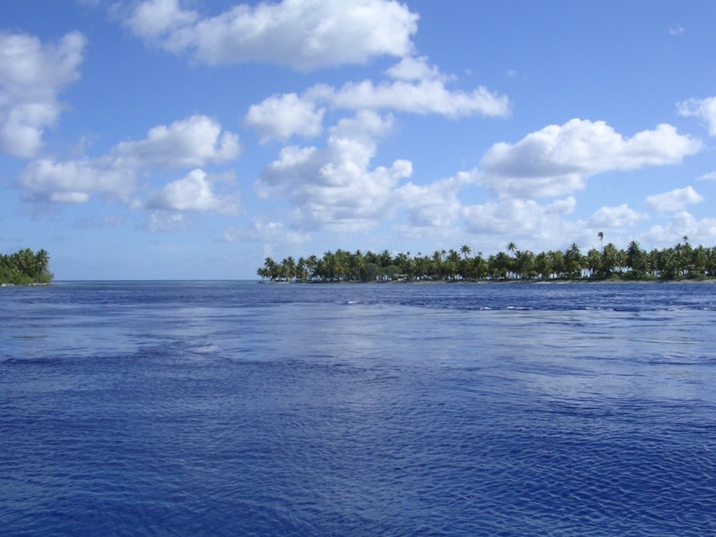 ランギロアの海