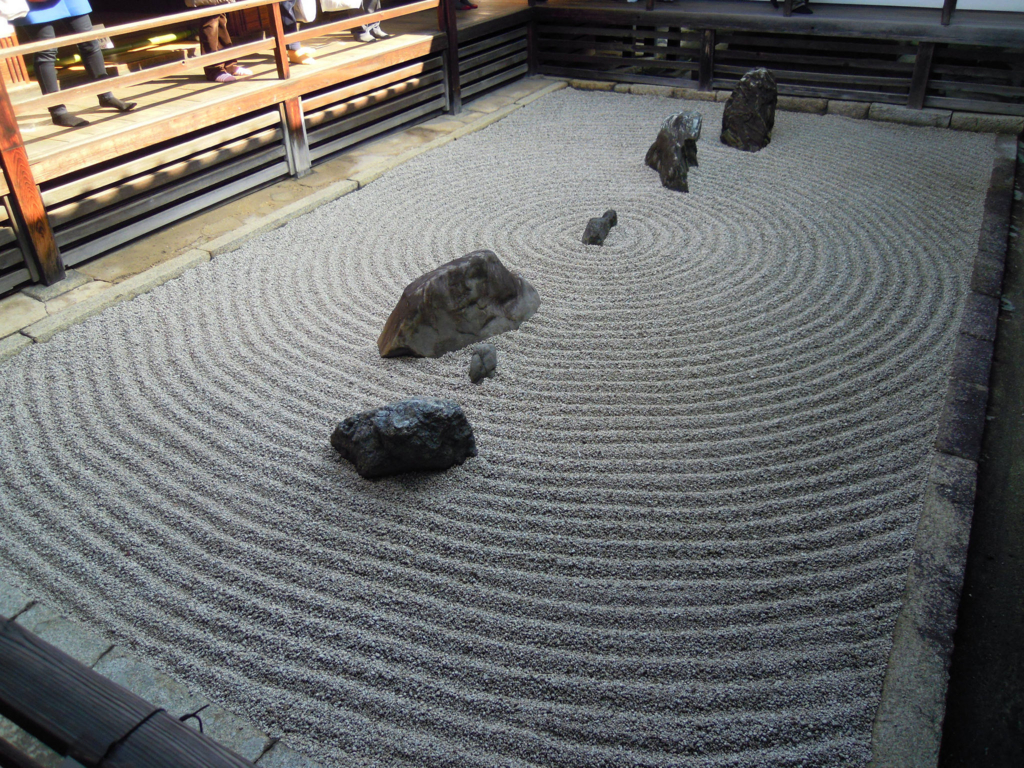 妙心寺書院南庭の坪庭