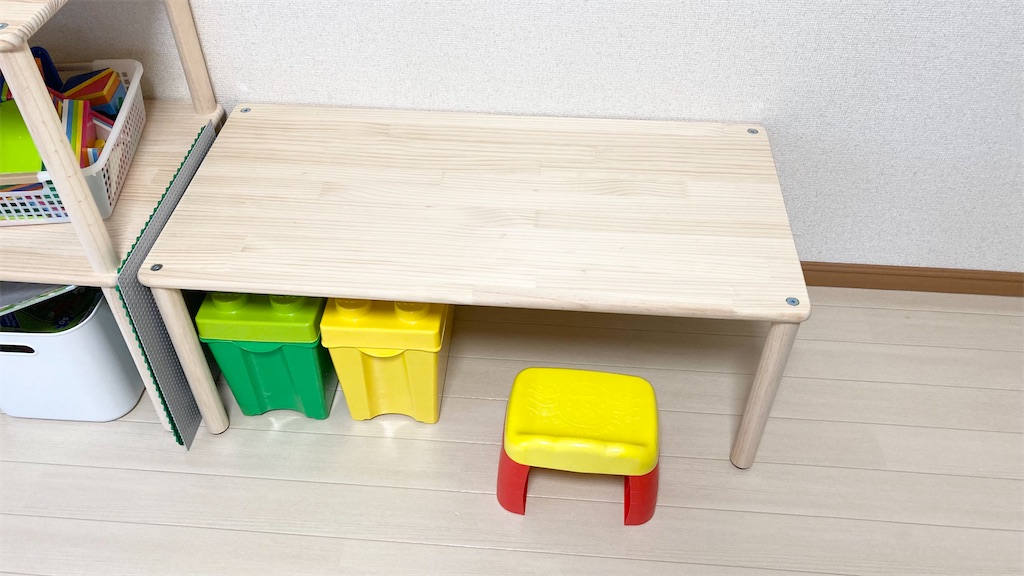 机にもなるおもちゃ棚！】ワンダーシェルフでおもちゃ棚を作ってみた