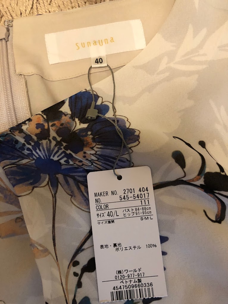 買い物 Sunauna スーナウーナ で春ものワンピースとコート Y式備忘録 Trois