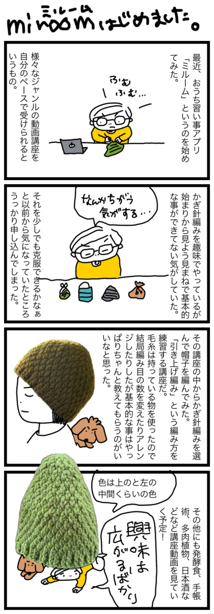 miroomページ Miroomミルーム始めました。 - maru ヘタクソ四コマ日記