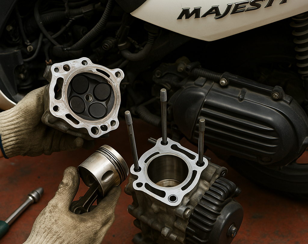 マジェスティのエンジンかからない！長期放置後の修理費用はどのくらい