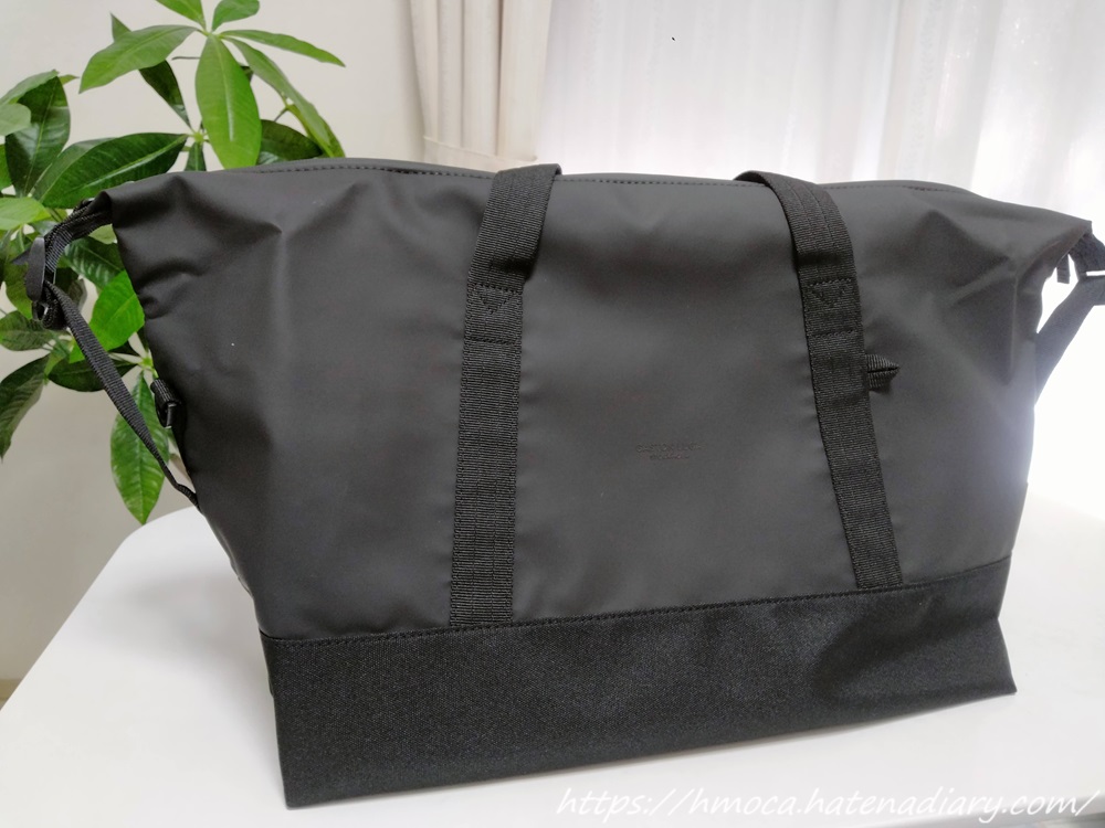 D&Auml;SH DUFFEL S（ダッシュ ダッフルバッグ S） ブラック　正面