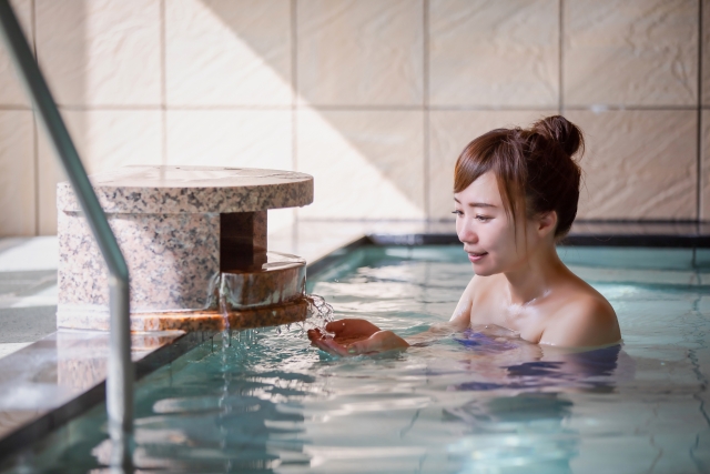 温泉の水