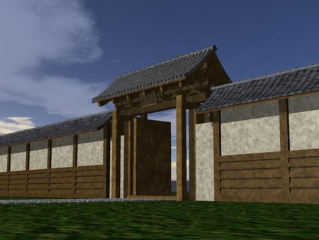 山門(Shadeで作成)