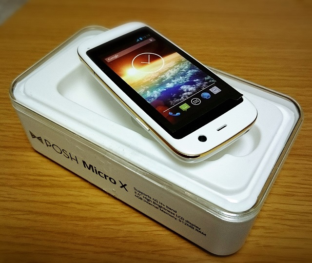 Podsh Micro 小さなスマホ「POSH Micro X S240」 - こんなガジェットっていいね♪ ~欲しい物はやっぱり欲しい!~