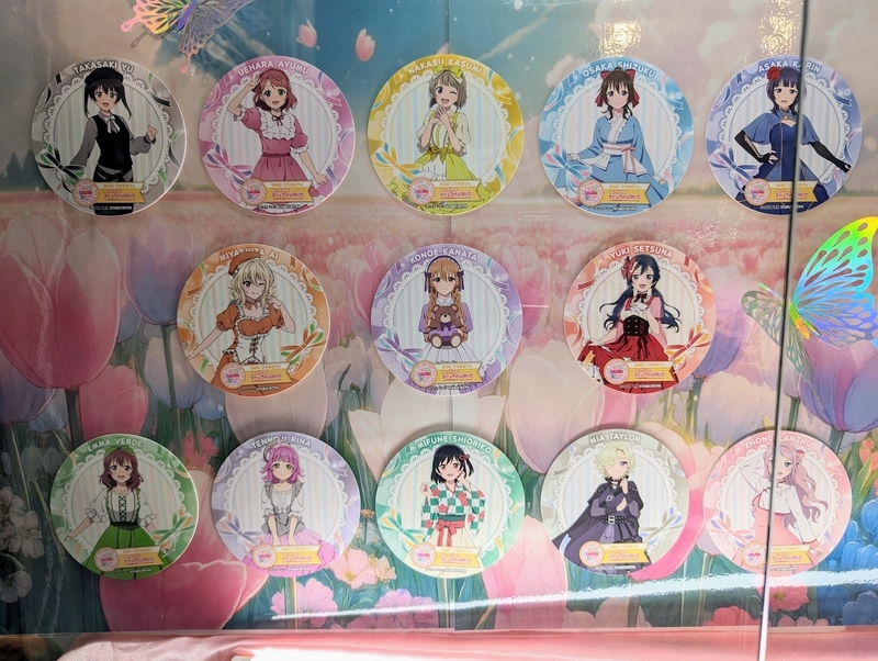 GiGOコラボカフェ 虹ヶ咲学園スクールアイドル同好会（2024年5月～7月