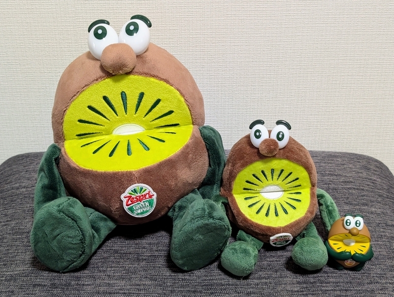 LINEキャンペーンで当たったキウイブラザーズのぬいぐるみが届いた